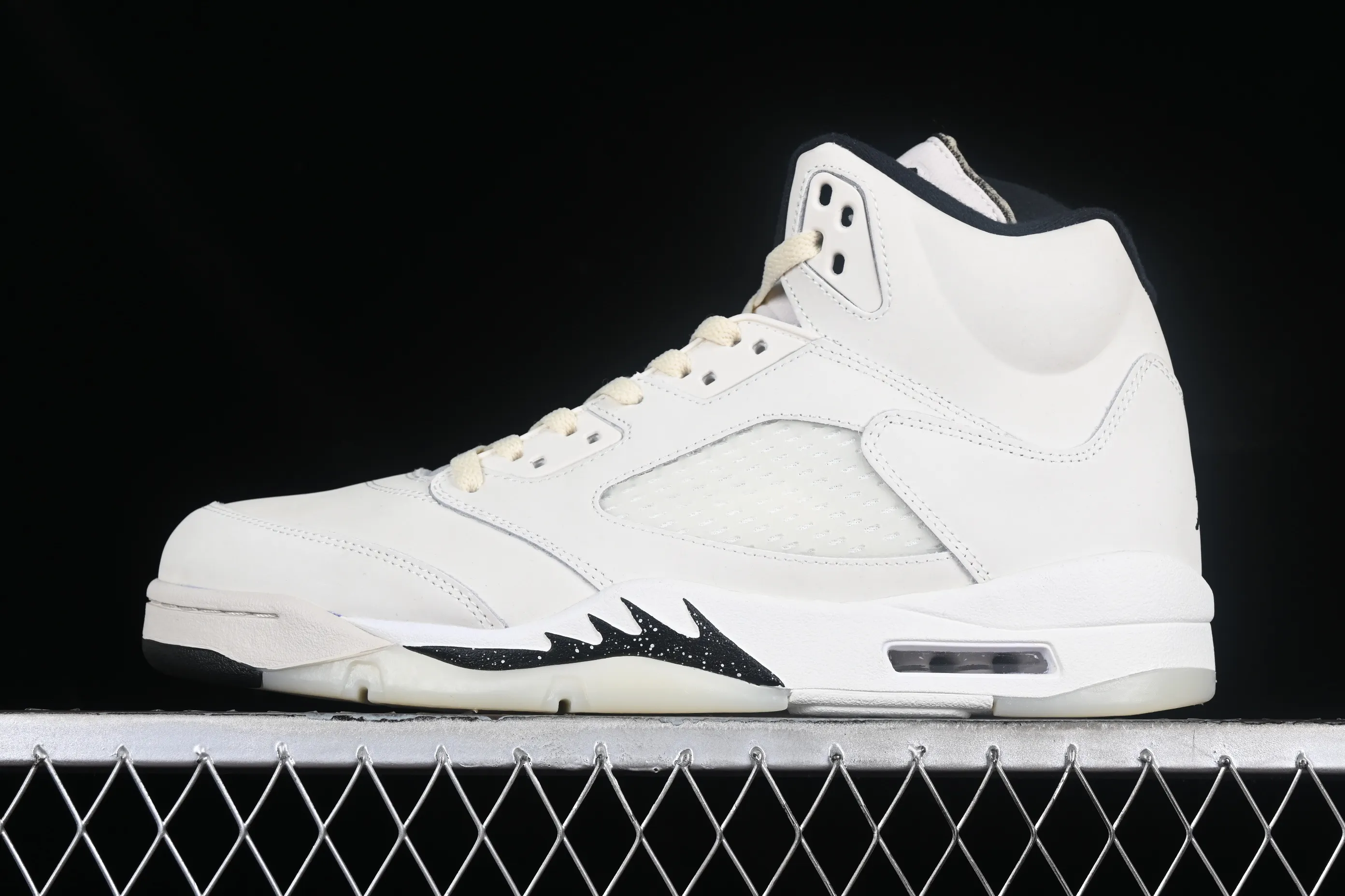 All categories Air Jordan Jordan series basketball shoes Air Jordan 5 Air Jordan 5 Retro "Sail" AJ5 Joe 5 luminous white FN7405-100